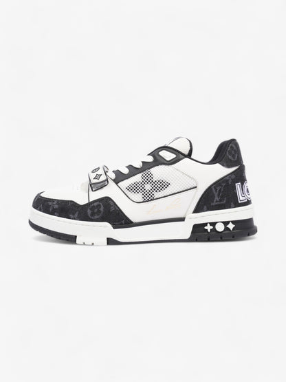 Louis Vuitton LV Trainer Sneakers White  / Black Leather EU 43.5 UK 9.5