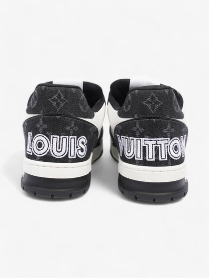Louis Vuitton LV Trainer Sneakers White  / Black Leather EU 43.5 UK 9.5