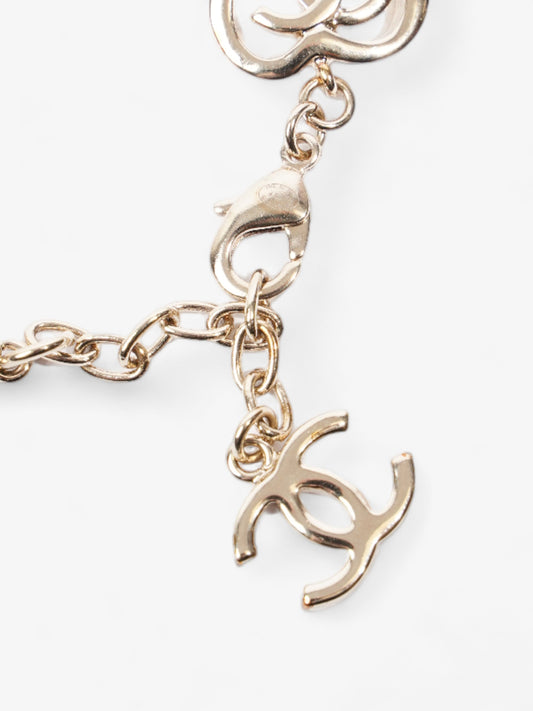 Chanel CC Heart Coco In Love Bracelet Light Gold Base Metal