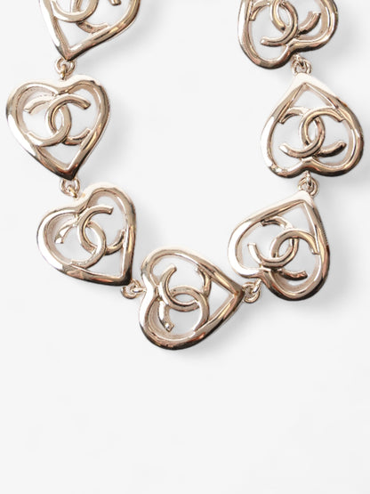 Chanel CC Heart Coco In Love Bracelet Light Gold Base Metal