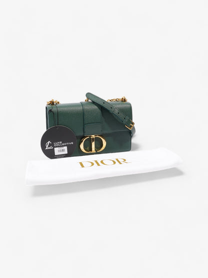 Christian Dior 30 Montaigne Green Calfskin Leather