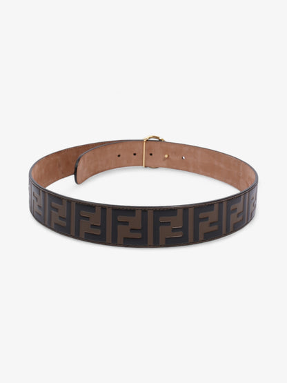 Fendi F is Fendi Belt Black / Brown Leather 85cm / 34"
