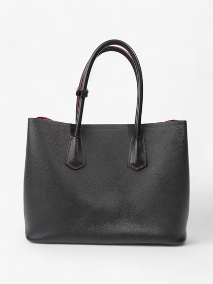 Prada Double Black Saffiano Leather Medium