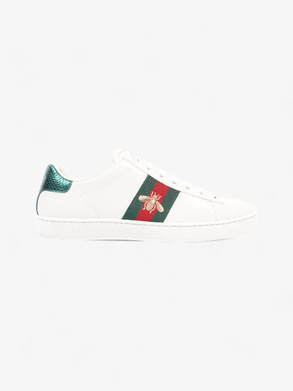 Gucci Ace Sneakers with Bee White / Green / Red Leather EU 37 UK 4