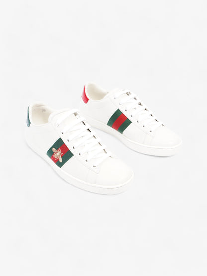 Gucci Ace Sneakers with Bee White / Green / Red Leather EU 37 UK 4