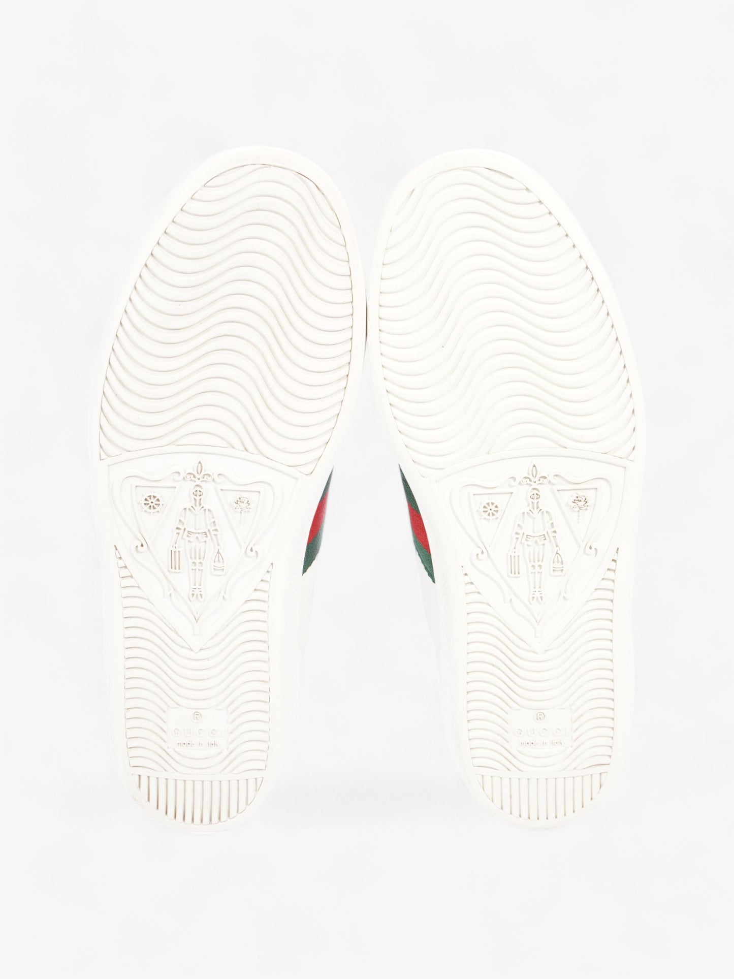 Gucci Ace Sneakers with Bee White / Green / Red Leather EU 37 UK 4