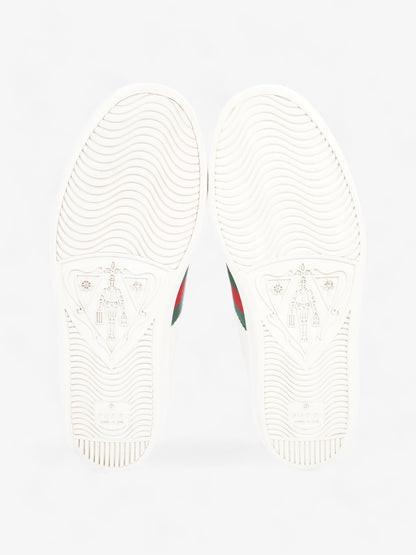 Gucci Ace Sneakers with Bee White / Green / Red Leather EU 37 UK 4