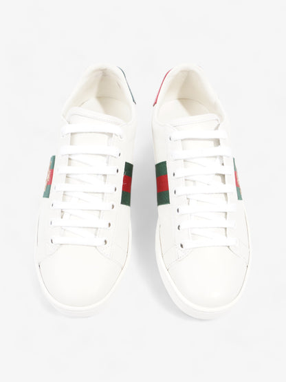 Gucci Ace Sneakers with Bee White / Green / Red Leather EU 37 UK 4