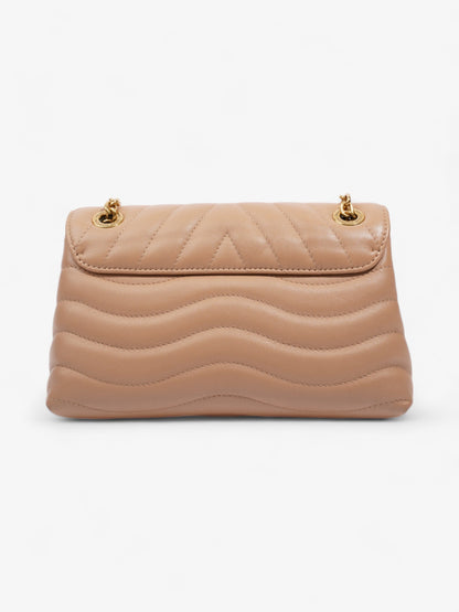 Louis Vuitton New Wave Chain Bag Beige Leather MM