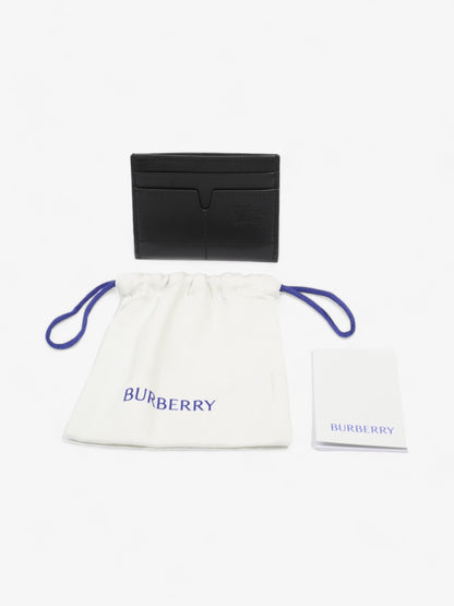 Burberry Snip Card Case Black Leather