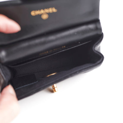 Chanel Micro CrossbodBag Black