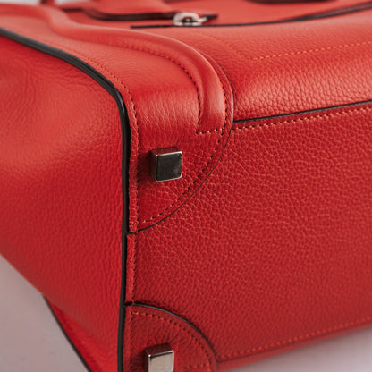 Celine Mirco Luggage Bag Red