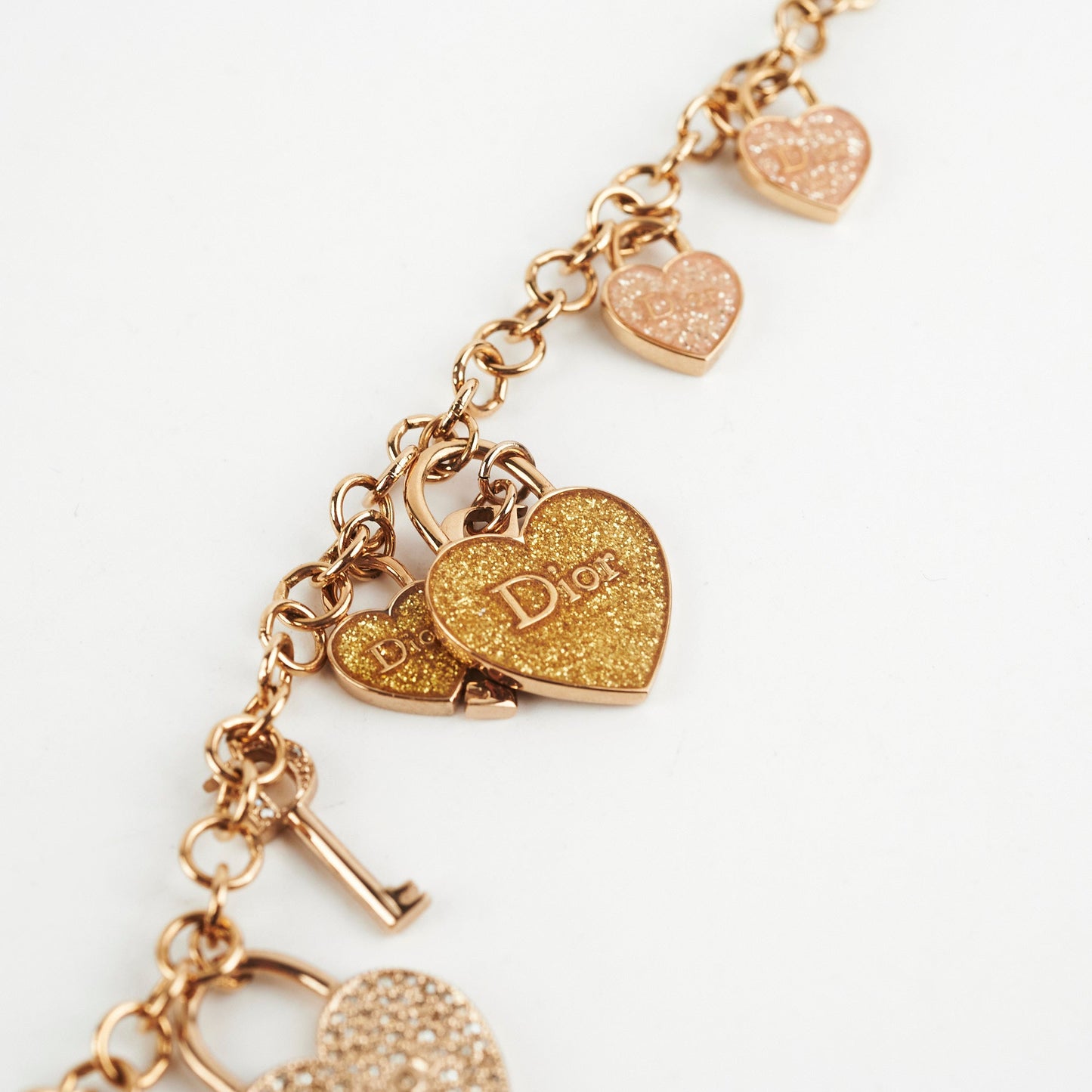 Dior Hearts Charm Necklace