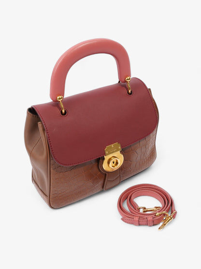 Burberry DK88 Pink / Brown Leather