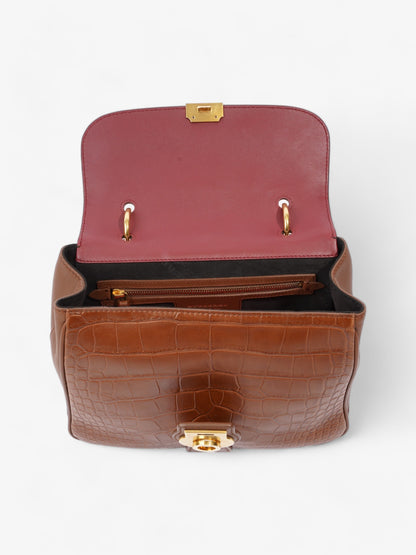 Burberry DK88 Pink / Brown Leather