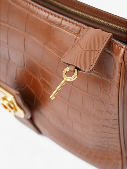 Burberry DK88 Pink / Brown Leather