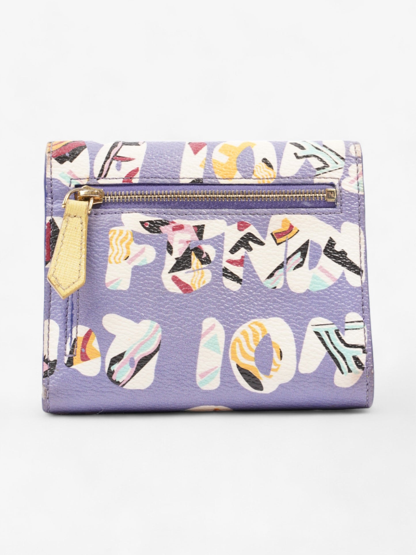 Fendi Roma Compact Wallet Multicoloured Leather Medium
