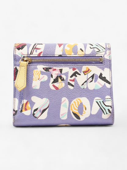 Fendi Roma Compact Wallet Multicoloured Leather Medium