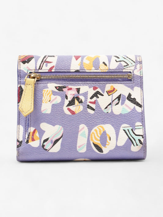 Fendi Roma Compact Wallet Multicoloured Leather Medium