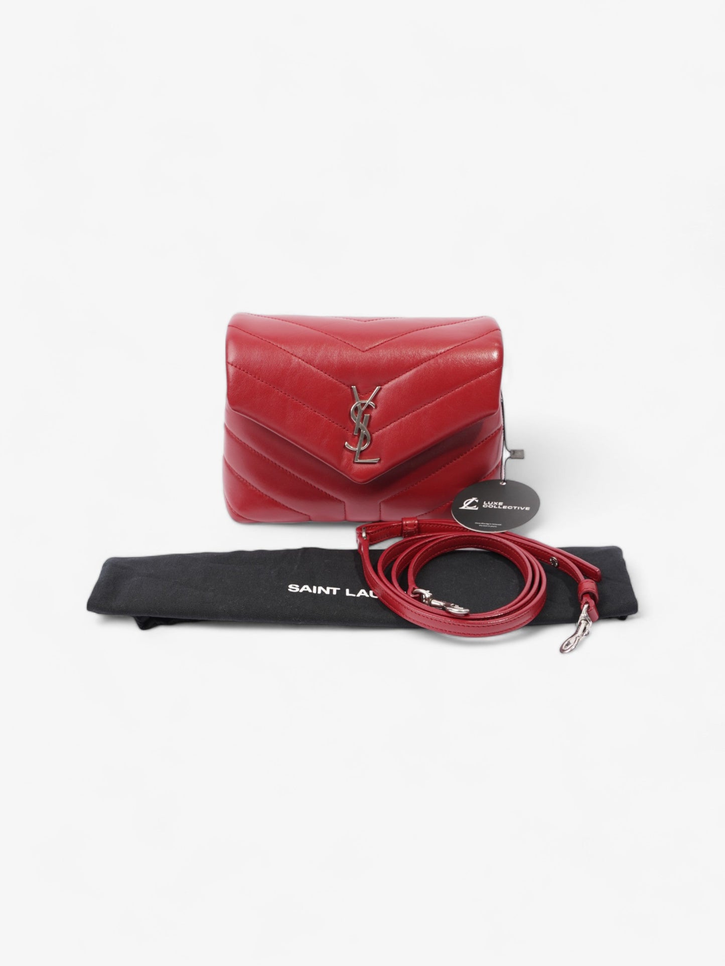 Saint Laurent Loulou Toy Red Leather