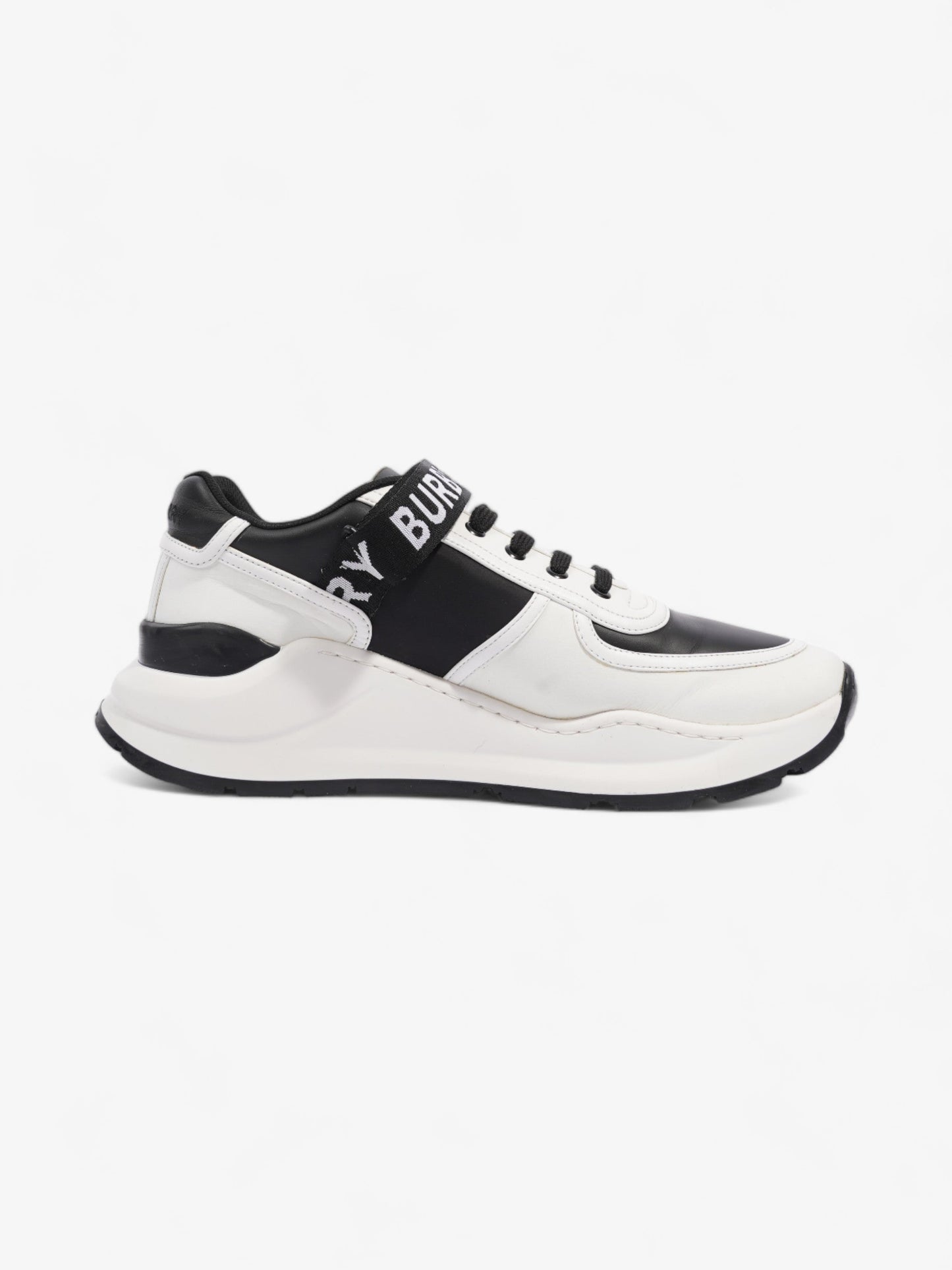 Burberry Ronnie Black / White Leather EU 44 UK 10