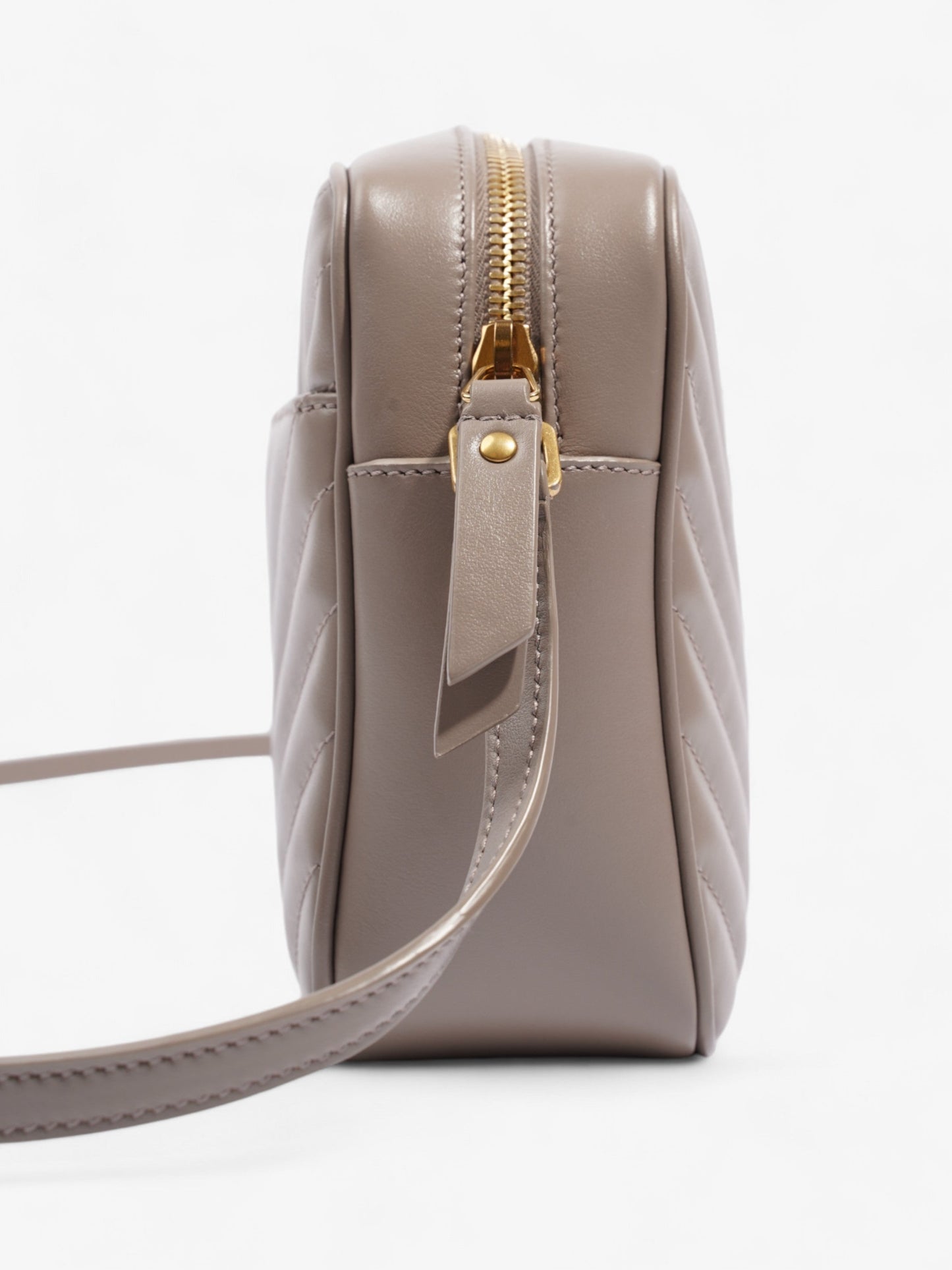 Saint Laurent Lou Camera Bag Grey Leather Medium