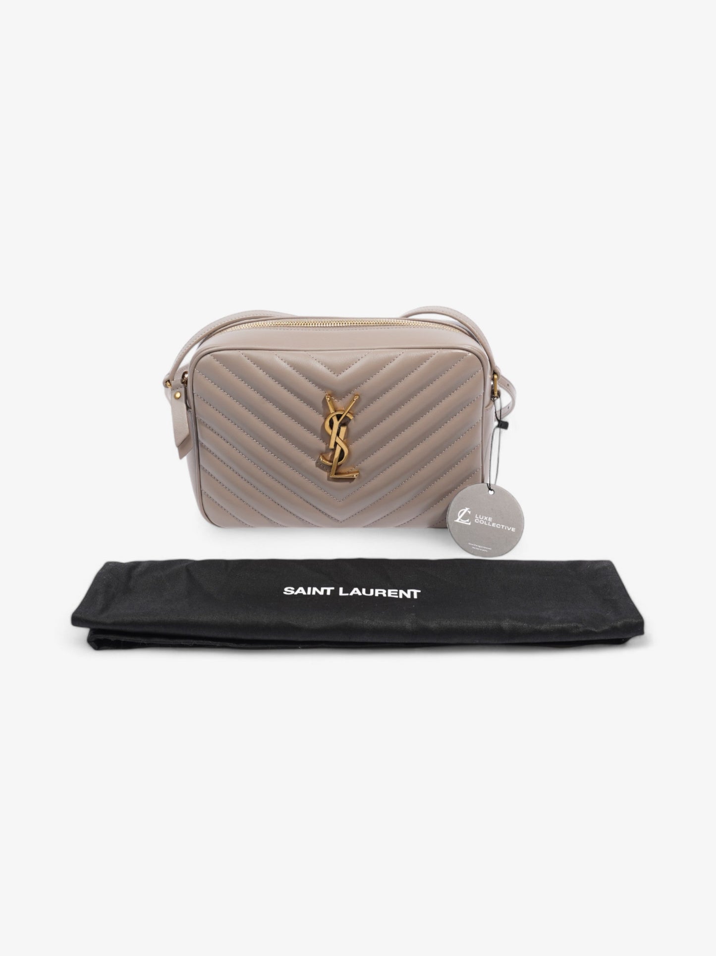 Saint Laurent Lou Camera Bag Grey Leather Medium