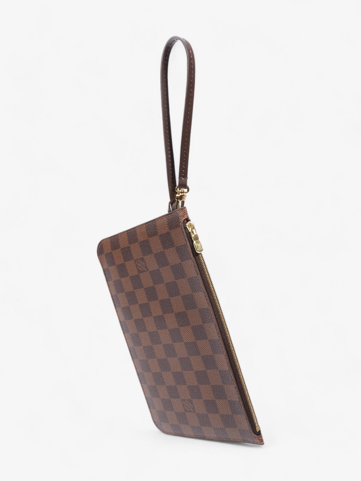 Louis Vuitton Neverful Pochette Damier Ebene Coated Canvas