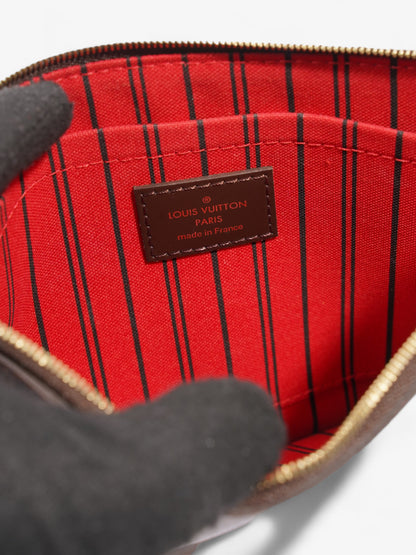 Louis Vuitton Neverful Pochette Damier Ebene Coated Canvas