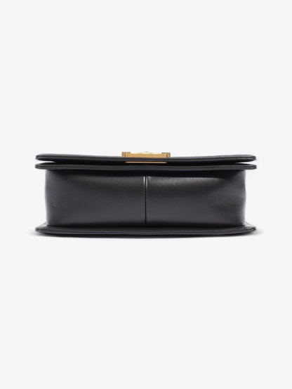 Chanel Boy Black Calfskin Leather Medium