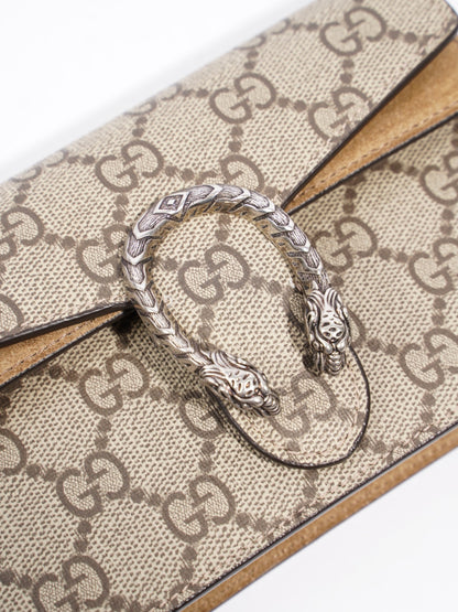 Gucci Dionysus GG Supreme Coated Canvas Super Mini