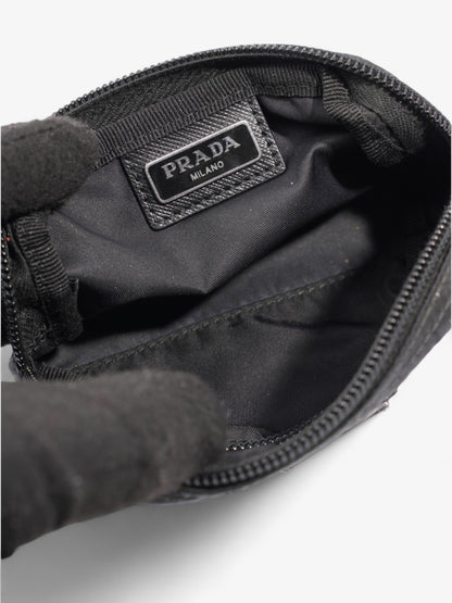 Prada Coin Purse Black Nylon