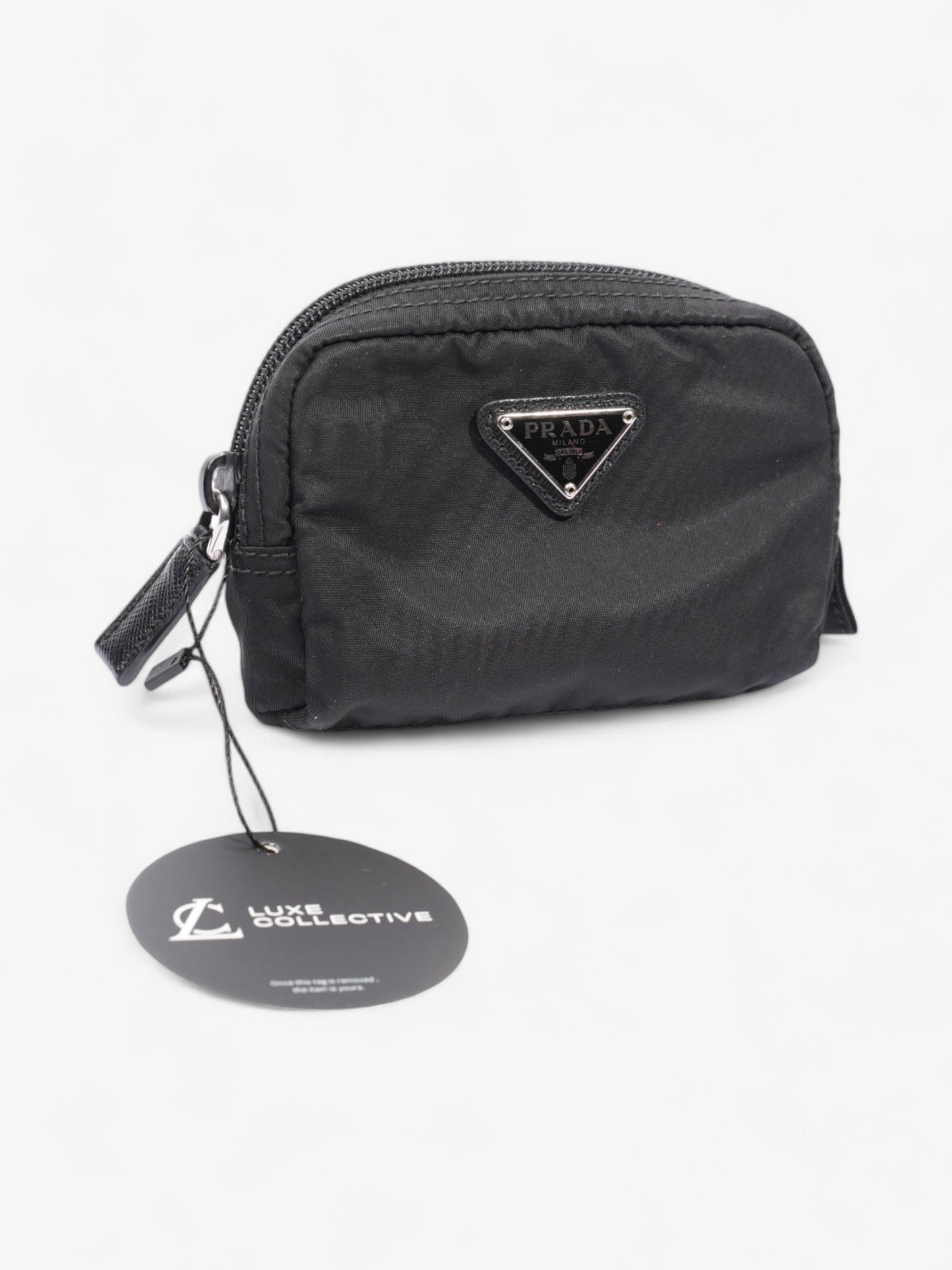 Prada Coin Purse Black Nylon