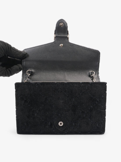 Gucci Dionysus Chain Wallet Black Velvet