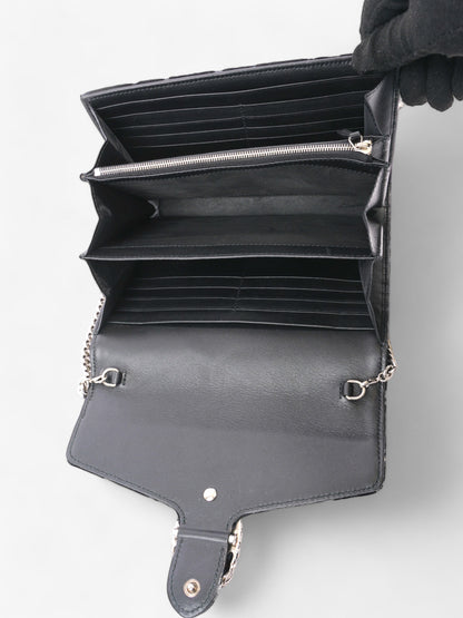 Gucci Dionysus Chain Wallet Black Velvet