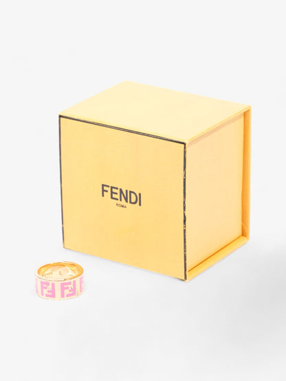 Fendi Forever Fendi Ring Gold / Pink Base Metal Large (58mm)