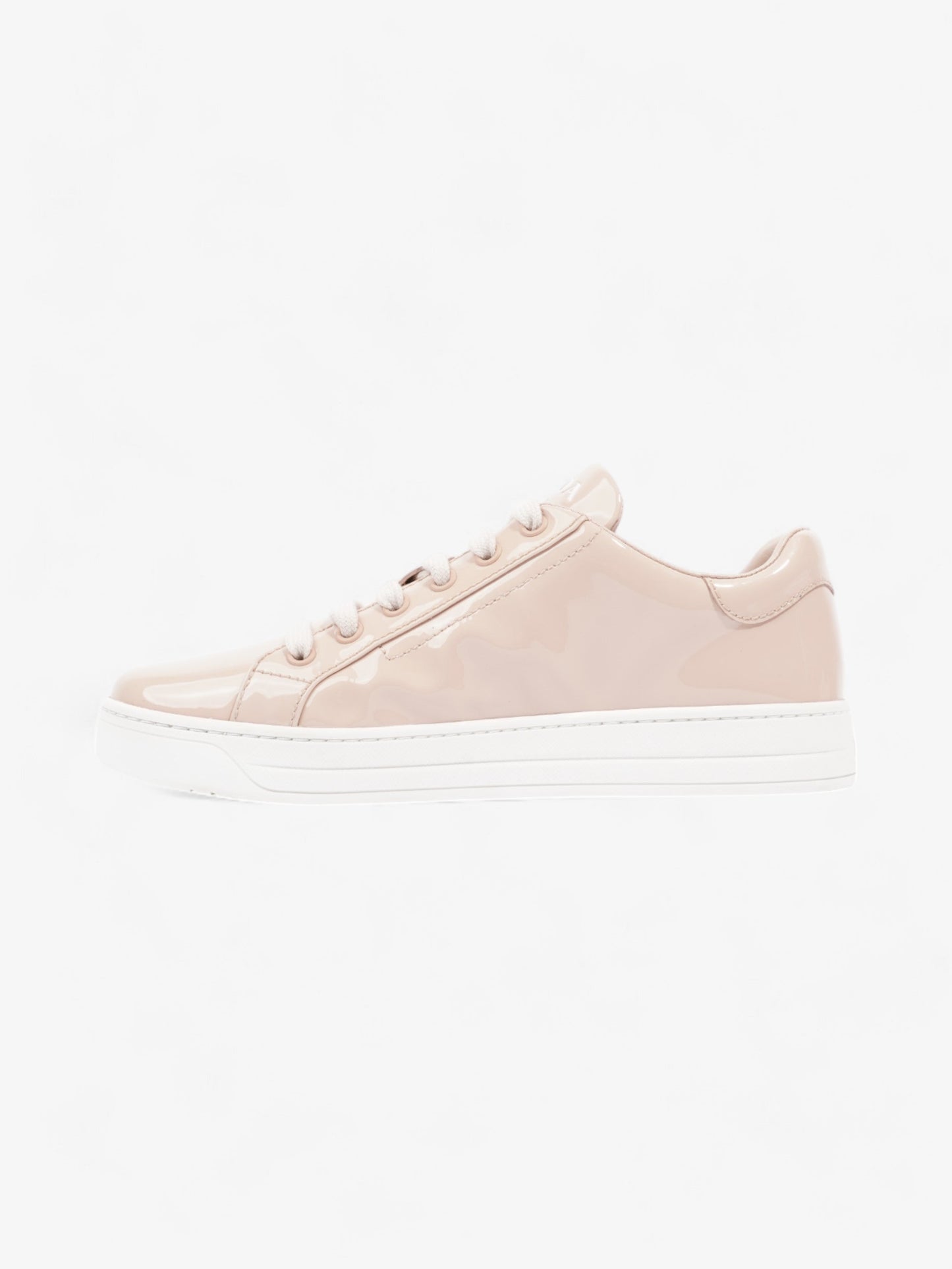 Prada Sport Sneakers Nude Patent Leather EU 36.5 UK 3.5