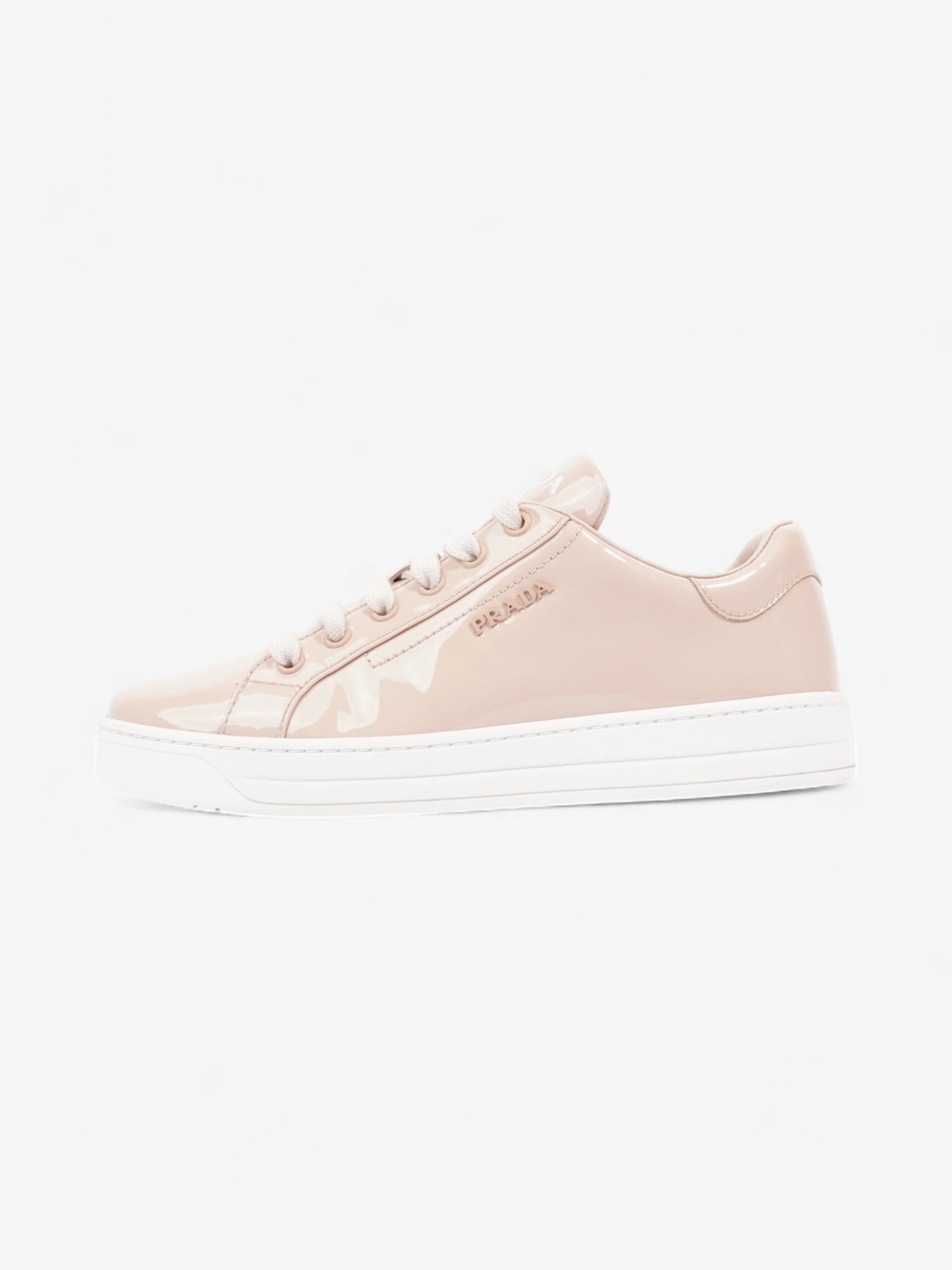 Prada Sport Sneakers Nude Patent Leather EU 36.5 UK 3.5