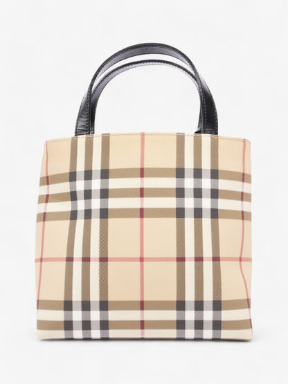 Burberry Check Handbag Nova Check / Black Canvas