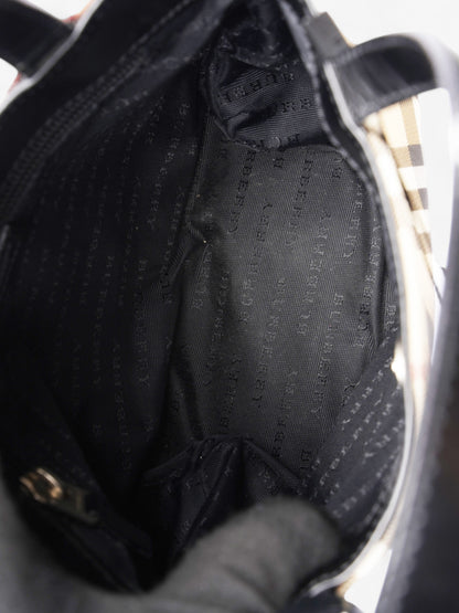 Burberry Check Handbag Nova Check / Black Canvas