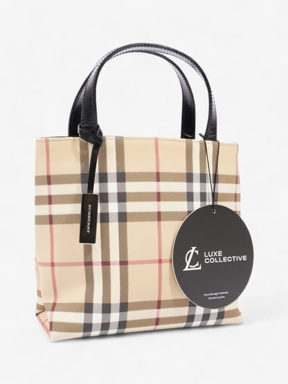 Burberry Check Handbag Nova Check / Black Canvas