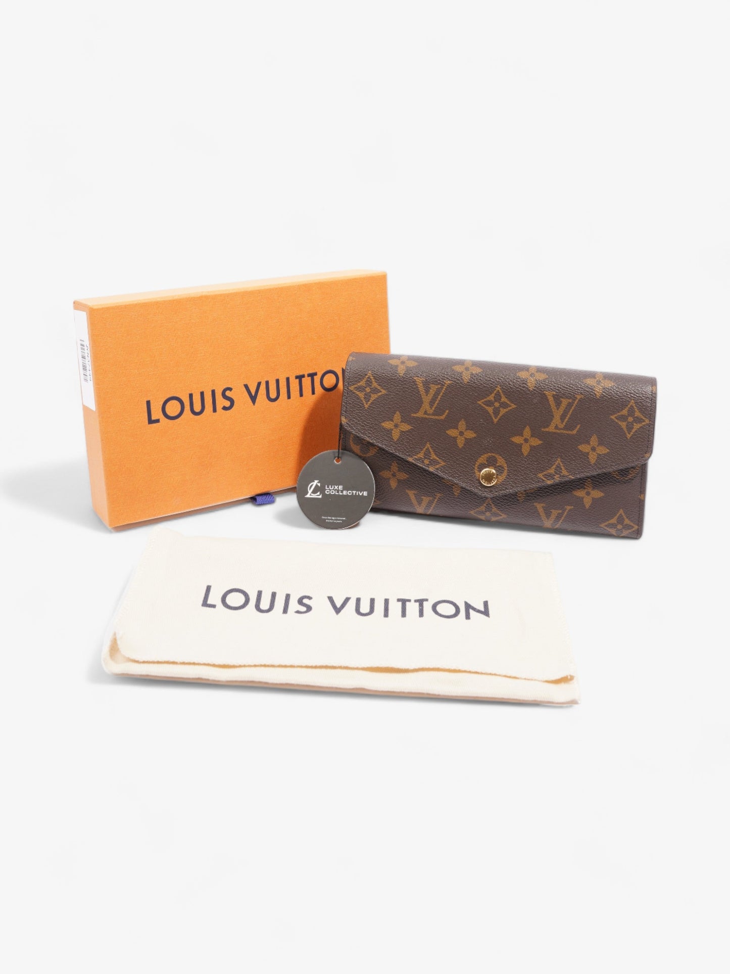 Louis Vuitton Sarah Wallet Monogram Coated Canvas