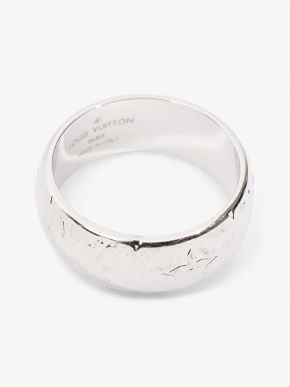 Louis Vuitton Monogram Ring Silver Base Metal Medium (60mm)