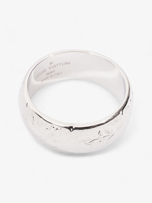 Louis Vuitton Monogram Ring Silver Base Metal Medium (60mm)