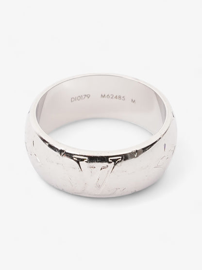 Louis Vuitton Monogram Ring Silver Base Metal Medium (60mm)