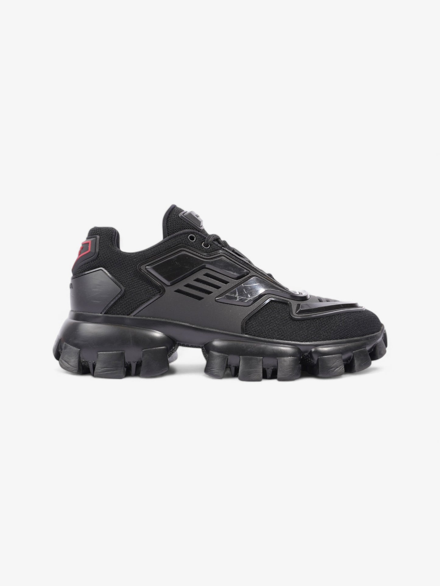 Prada Cloudbust Thunder Black / Red Knit EU 40 UK 6