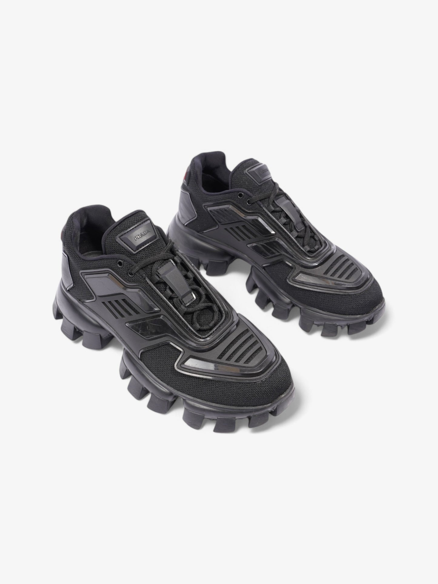 Prada Cloudbust Thunder Black / Red Knit EU 40 UK 6