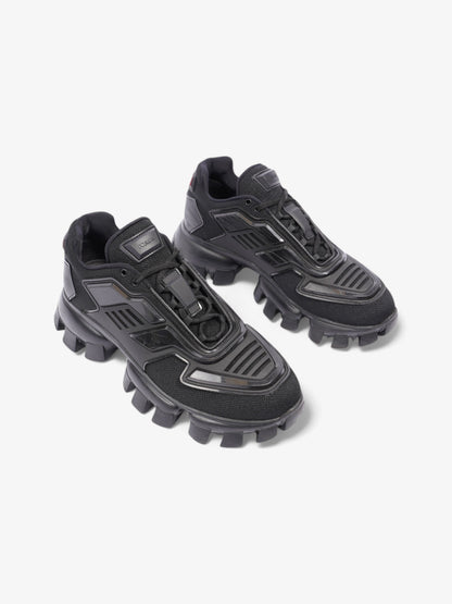 Prada Cloudbust Thunder Black / Red Knit EU 40 UK 6