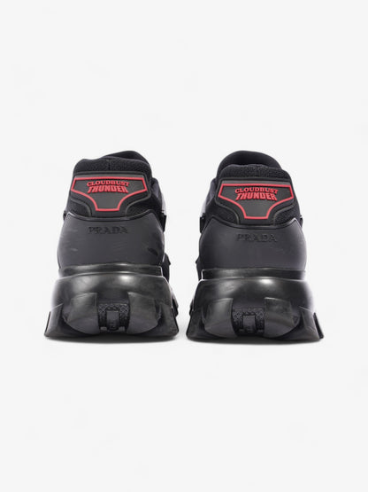 Prada Cloudbust Thunder Black / Red Knit EU 40 UK 6