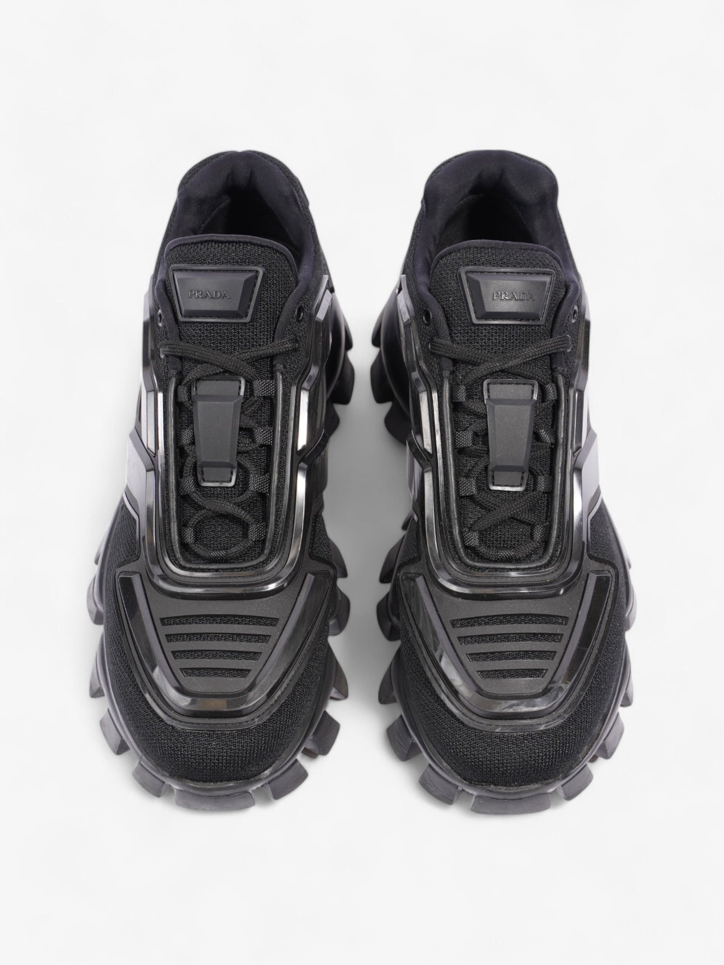 Prada Cloudbust Thunder Black / Red Knit EU 40 UK 6